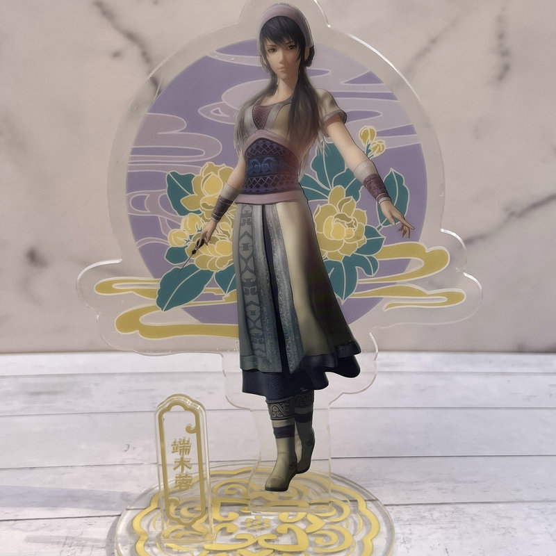 亚克力摆件立牌卡通动漫明星周边可爱文字diy双层双面印刷立牌