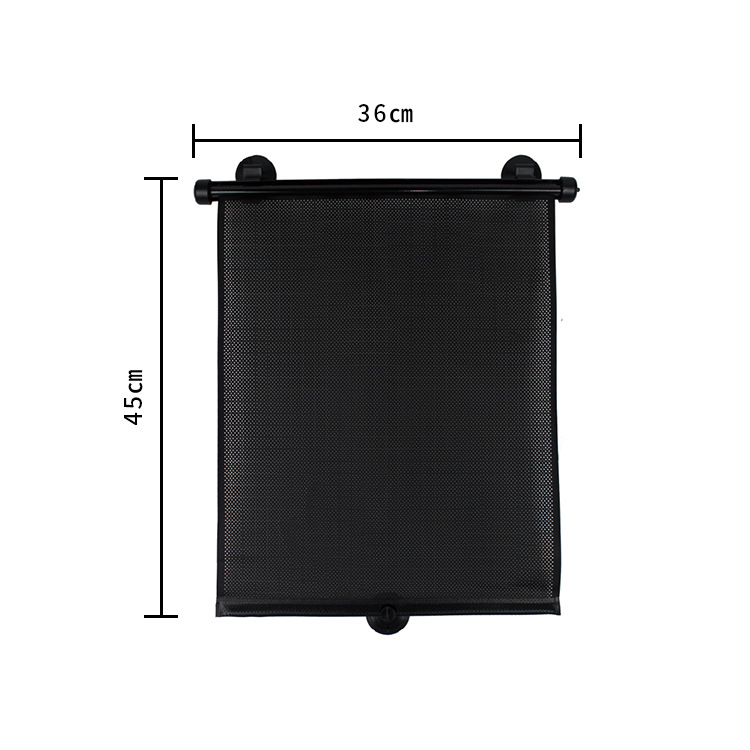 Retractable Sunshade for Cars, Children's Sun Protection and Heat Insulation Roller Blinds, Universal Car Window Curtains with Suction Cup Sunshade