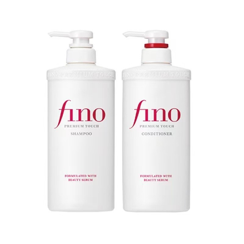 日本芬浓fino洗发水改善毛躁护发素洗发露干枯蓬松洗护套装550ml|undefined