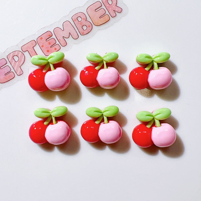 樹脂ジュエリーアクセサリー卸売 diy ヘアアクセサリークリーム接着剤携帯電話ケース衣類材料手作りミニチェリー|undefined