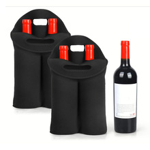现货潜水料杯套手提瓶套酒袋酒套防水防摔便捷收纳防摔红酒瓶套
