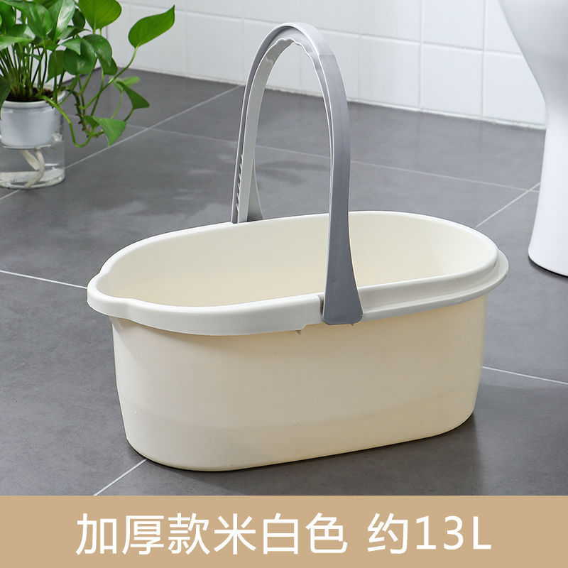 長方形バケツ、厚みのある特大容量の水貯蔵、家庭用ポータブル洗濯モップバケツ、寮の足湯、趙志銭|undefined