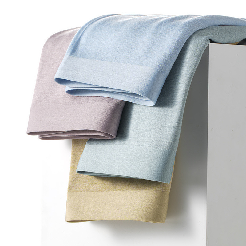 [Personalizada] Pantalones íntimas de hombre seda de morera 5A antibacteriana entrepierna de una pieza de corte sin marcas cómodas pantalones planos de hombre