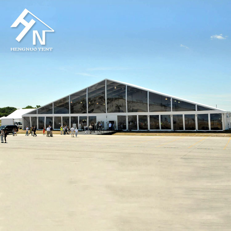 篷房40米宽铝合金人字顶户外帐蓬德国大棚广州工厂活动帐篷