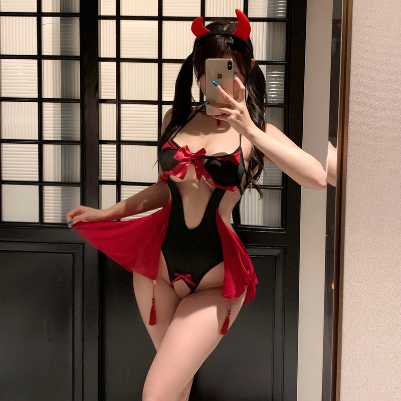 Sexy Lingerie Pure Lust Style Female Erotic Uniform Qqny Flirting Sexy Lingerie Fun Female Abstinence Temptation Pajamas