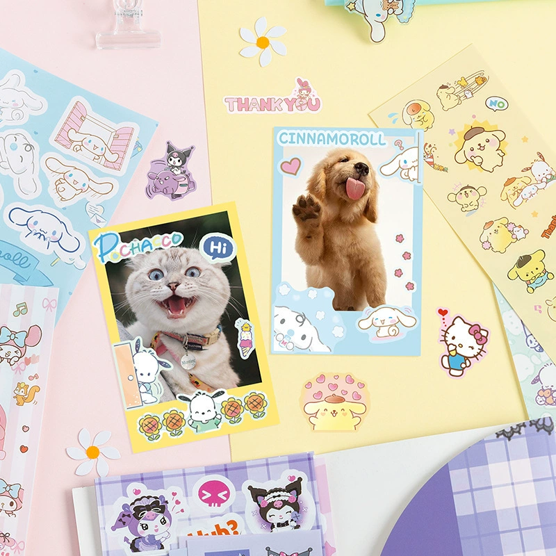 Набор кожур Patch Cartoon Anime SL-11, Kuromi Melati Cinnamoroll Pompompurin, украшения для открыток своими руками