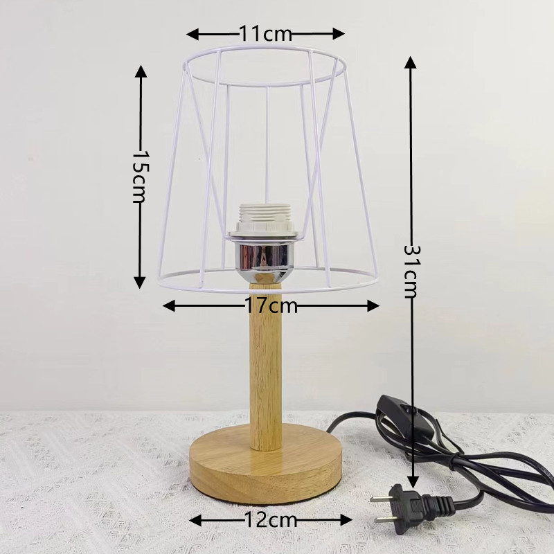 Xianfan transfronteriza ebay múltiple lámpara de mesa opcional accesorios base de hierro de plástico con interruptor de botón de alambre marco de hierro estilo europeo