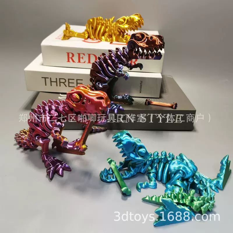 Подвижный динозавр, умная игрушка, 3D, антистресс