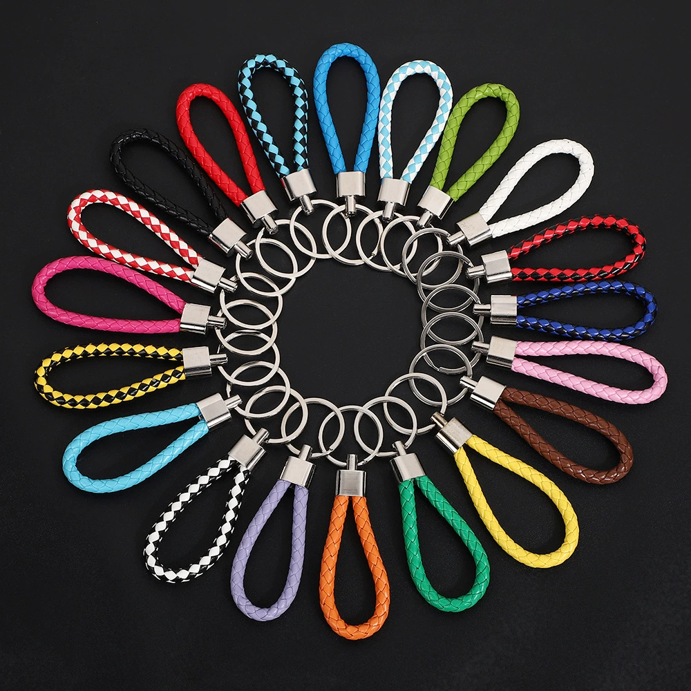 Creative woven polyurethane keychain handmade, accessory, pendant, Birthday gift, wholesale