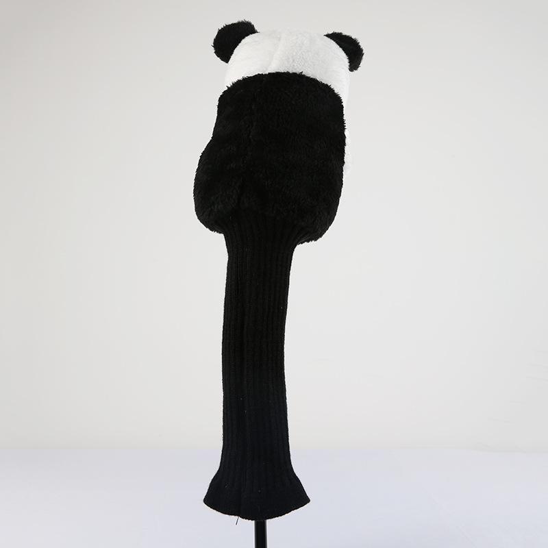 Cartoon National Treasure Panda Golf Club cubierta tapa cubierta N ° 1 Club cabeza cubierta de alta gama pequeños regalos gratis Venta al por mayor