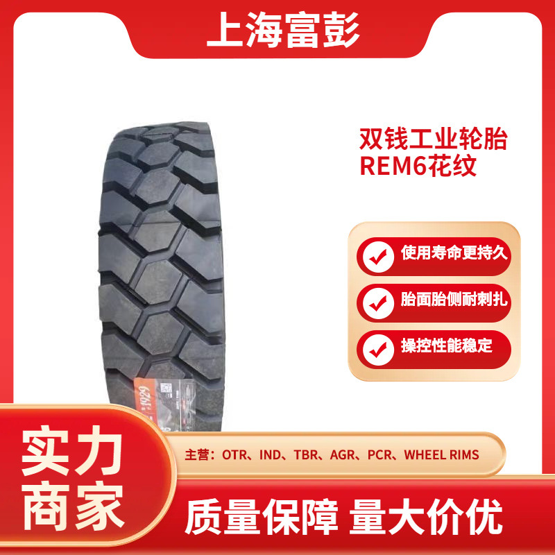 DOUBLE COIN 双钱8.25R15 REM6双钱港口叉车轮胎 行李牵引车轮胎