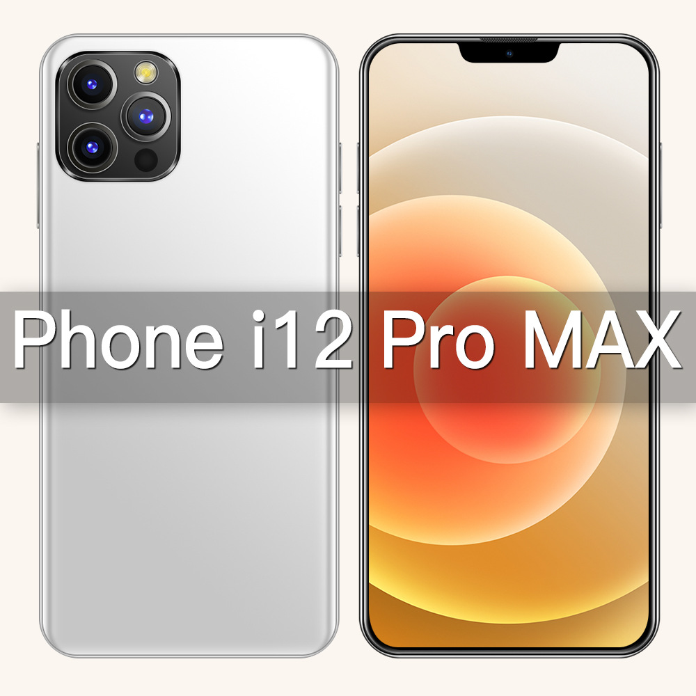 新款i12promax跨境智能手机6.7寸刘海屏手机一件起批wish可代发