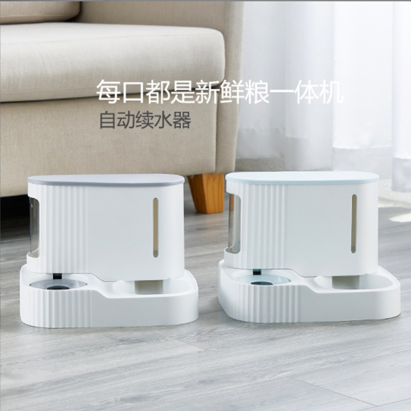 自动饮水大容量狗碗饮水器猫碗批发猫食盆宠物碗猫盆猫咪食盆双碗