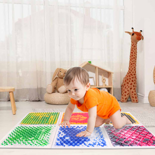 Toddler Toys Innovative Durable Sensory Floor Tiles for Classroom Baby Sensory Floor Tiles 6 Pack