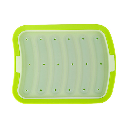 Sausage mold baby food mold, steamed cake and sausage mold with lid, silicone baby meat sausage and ham sausage mold