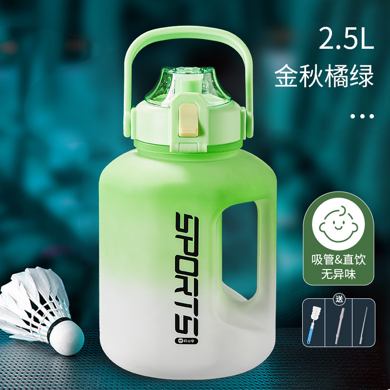 水杯大容量男生健身运动水壶吨桶吨耐高温塑料水瓶大肚杯子顿顿桶|undefined