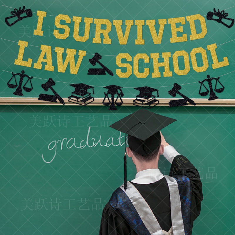 Suministro directo de fábrica Departamento de Ley temporada de graduación fiesta tire bandera traje pastel plug-in Universidad graduación decoración tire flor