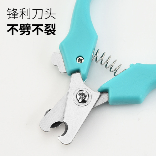 Manufacturer wholesale stainless steel pet nail clippers wholesale dog nail clippers cat nail clippers pet supplies