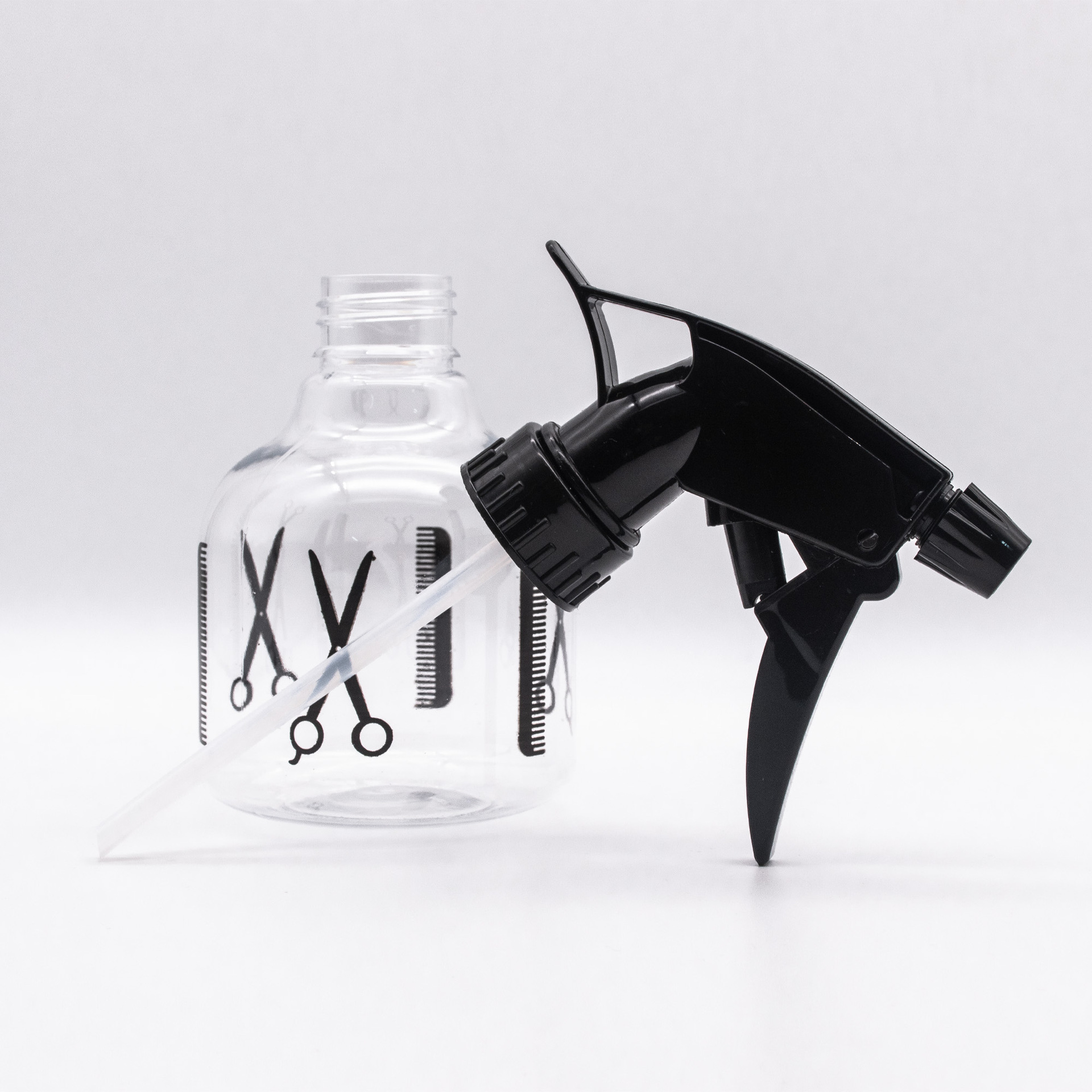 250ml tijeras pequeñas botella de pulverización de agua botella de pulverización de alcohol mini botella de agua casera botella de pulverización de pelo