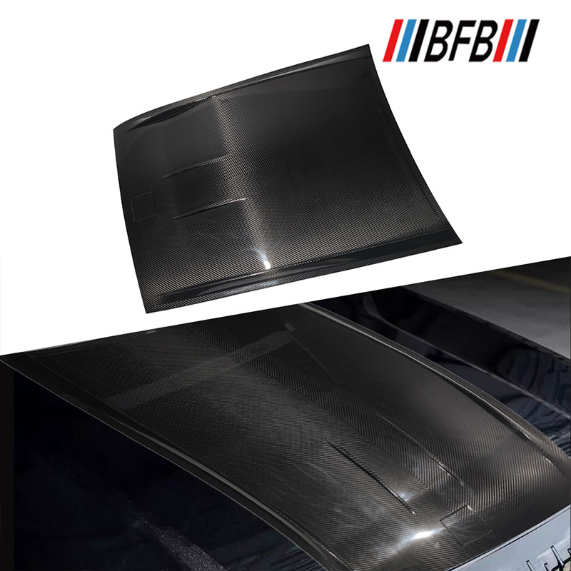 Suitable for Zeekr 9X dry carbon fiber engine hood, Zeekr 9X carbon fiber engine cover, carbon fiber engine hood