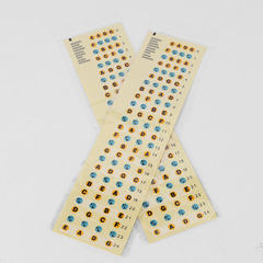 Four-String Bass Fretboard Stickers | Self-Study Bass Tutorial | Bass Note & Scale Stickers | Bass Fretboard Decals