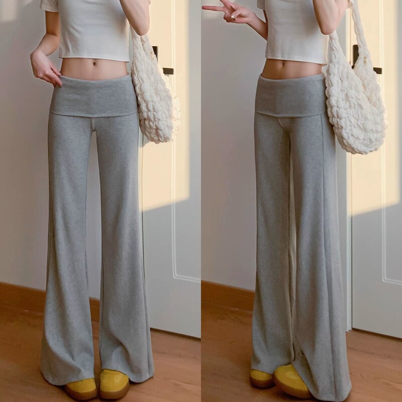 Maternity Pants with Flip Waist, Slightly Flared, Summer Thin Style, 2026 New Model, Casual Slimming American-Style Sweatpants, Slimming Sports Pants Maternity Pants with Flip Waist, Slightly Flared, Summer Thin Style, 2026 New Model, Casual Slimming American-Style Sweatpants, Slimming Sports Pants