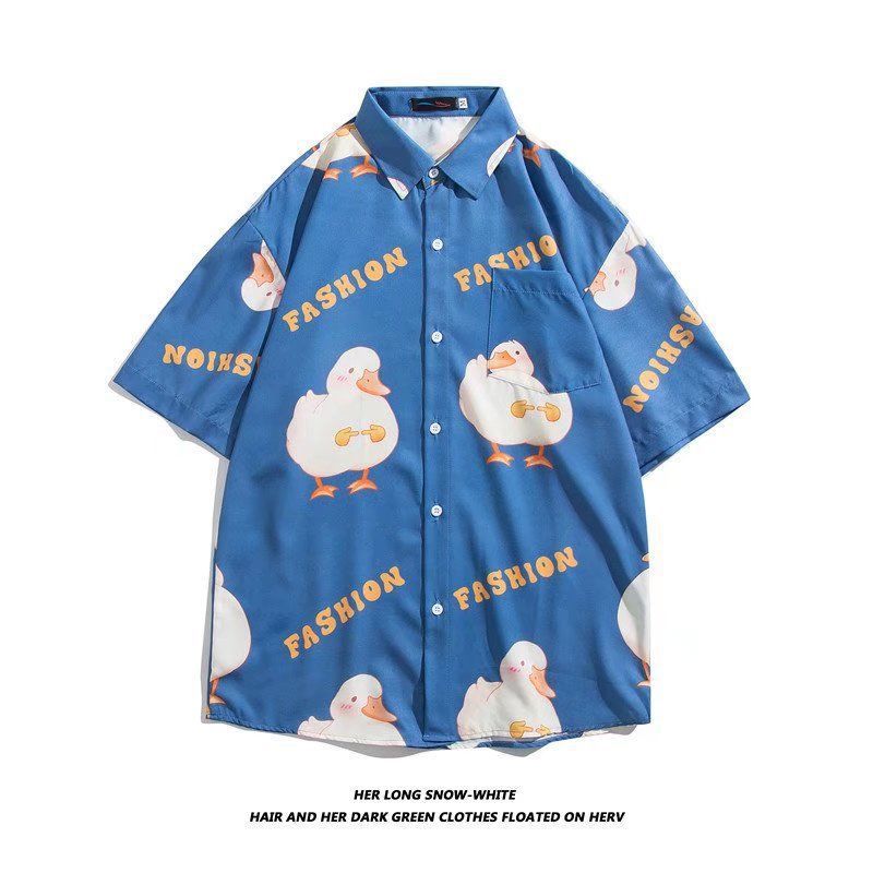 Camisa de manga corta para hombres 2022 nueva camisa floral delgada de secado rápido de moda suelta media manga estilo Hong Kong Ruan media manga guapo