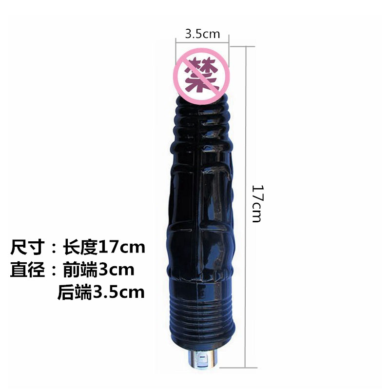 Accesorios de cañón telescópico femenino cristal transparente tras patio suave conector de cañón de tres agujeros analógico artículos para adultos