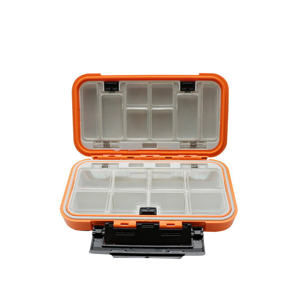 Caja de accesorios de pesca Caja de herramientas Caja portátil de almacenamiento de gancho Caja de cebo de pesca salvaje Caja de accesorios de puerto