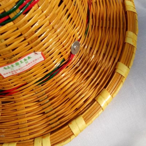 New bamboo woven safety helmet construction site construction summer sunshade hat breathable construction engineering labor insurance national standard collar