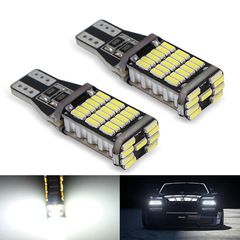 車バックライトt15 4014 45smdブレーキライト無極デコードハイライト方向指示灯canbus led