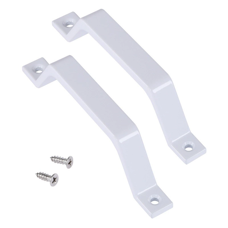 Простая установка дверной ручки сарая деревянная дверь ручка для литья под давлением из алюминиевого сплава двухтактная ручка для раздвижной двери из алюминиевого сплава