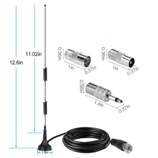 Dvb-T Suction Cup Magnetic Antenna Manufacturers Wholesale Fm Radio Antenna Car Enhanced Suction Cup Antenna