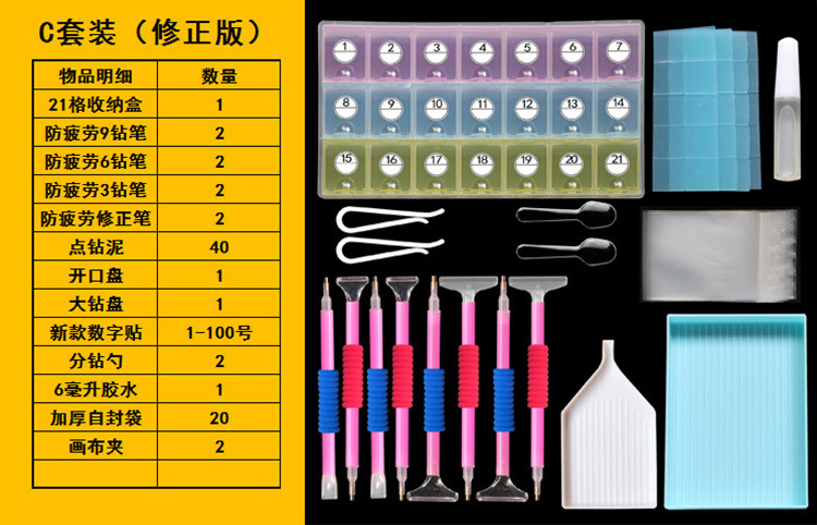 Juego de herramientas anti-fatiga (C)