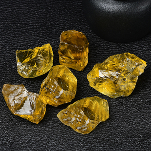 Natural Brazilian Citrine Raw Stone Carving Stone Diffuser Stone Teaching Popular Science Specimen Fish Tank Flower Pot Decorative Ornaments