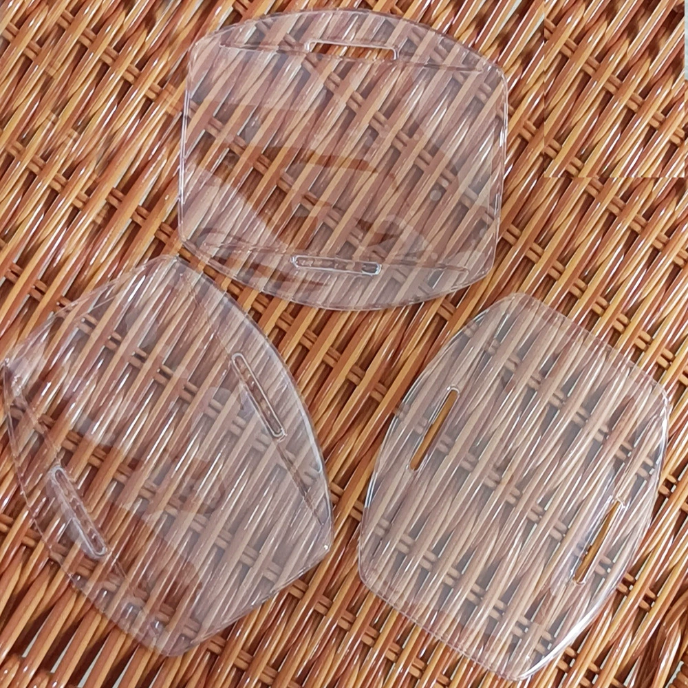 Супер прозрачный утолщенный 120 шелк ПВХ мягкий пластиковый ремешок держатель ID карты