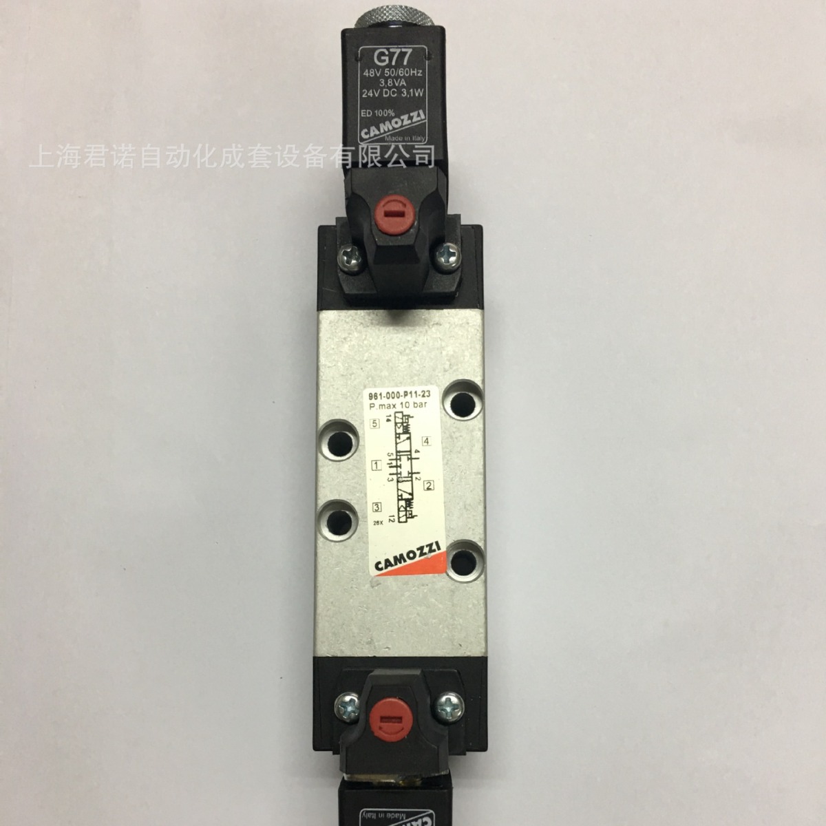 电磁阀 961-000-P11-23-G77 CAMOZZI 康茂胜 9系列三位五通电磁阀
