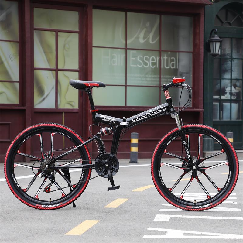 21-speed black ten-knife wheel