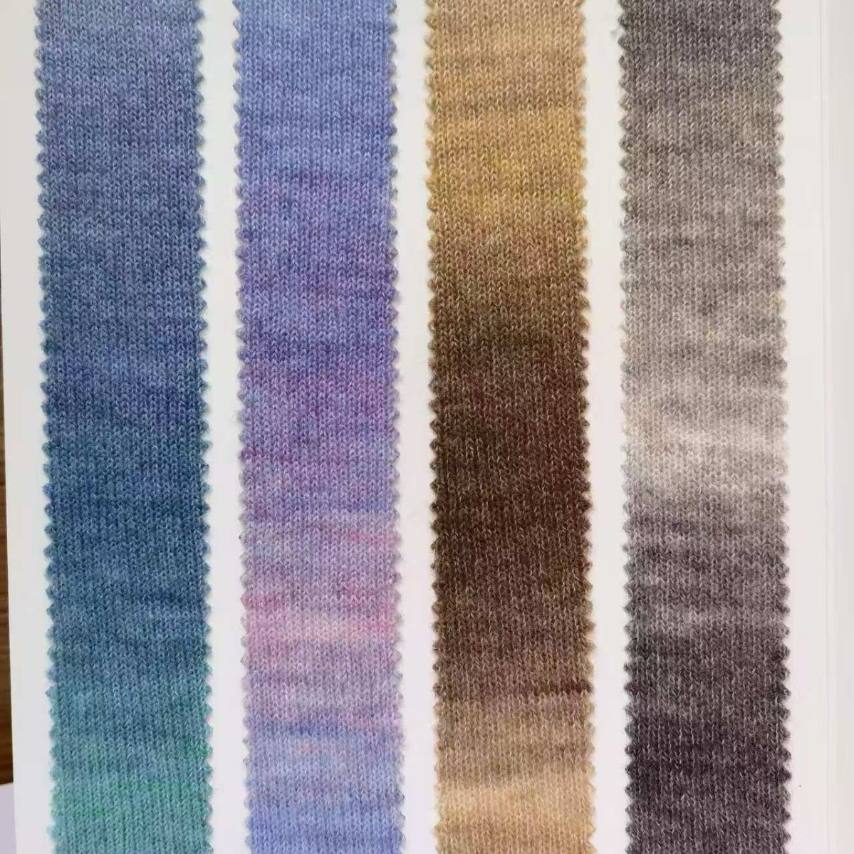 13支渐变千秋拉毛 渐变马海毛 渐变羊毛马海毛幻彩马海毛色纱现货