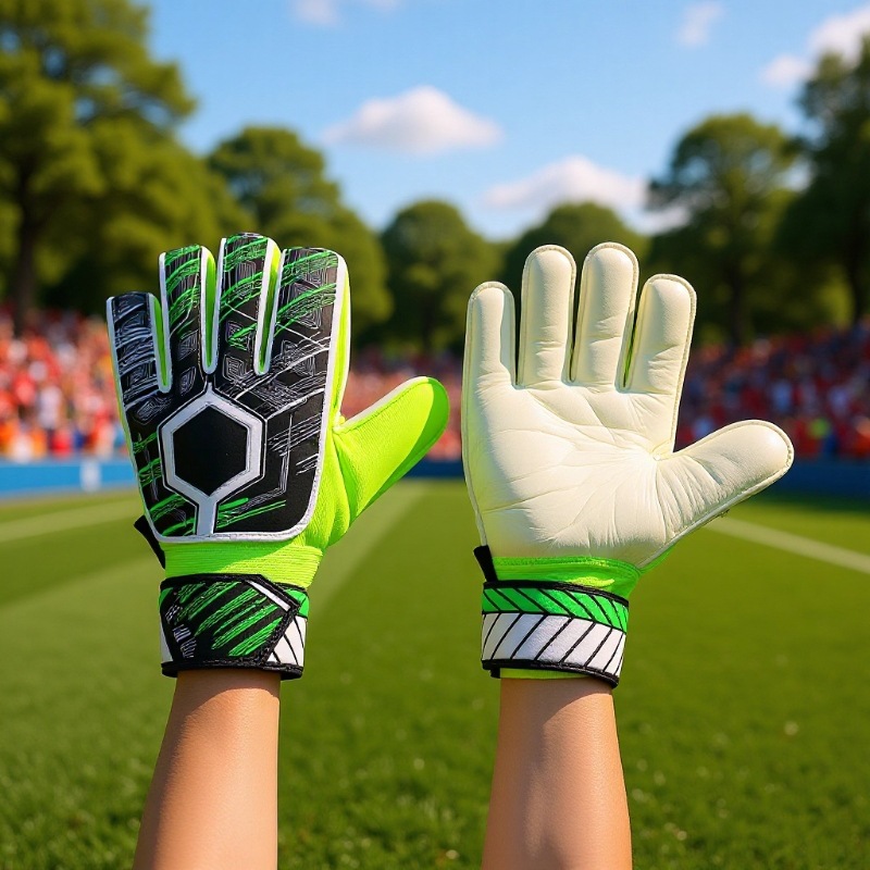 Guantes de portero de fútbol infantil guantes especiales guantes guantes de portero de estudiantes primarios guantes de portero de adolescentes tamaño promedio