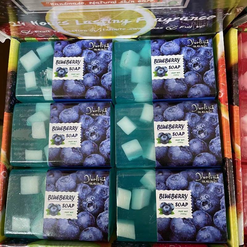 現物卸売り悦利加果物石けん200gプリン手作り石けん洗顔入浴雰囲気お土産ブドウいちご|undefined