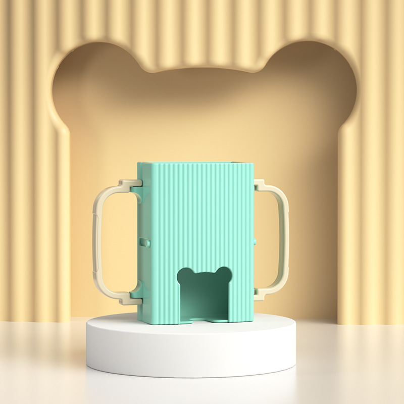 Caja de puré anti-extrusión de doble propósito (Bandeja de leche) Verde