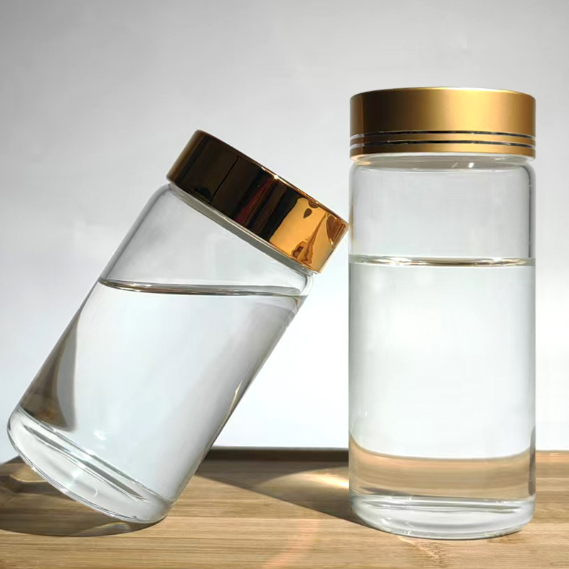 Straight Mouth Controlled Bottle, Cordyceps Bottle, Medicine Powder Bottle, Transparent Glass Bottle, Scented Tea Sub-Bottle, Sealed Wishing Drift Glass Bottle