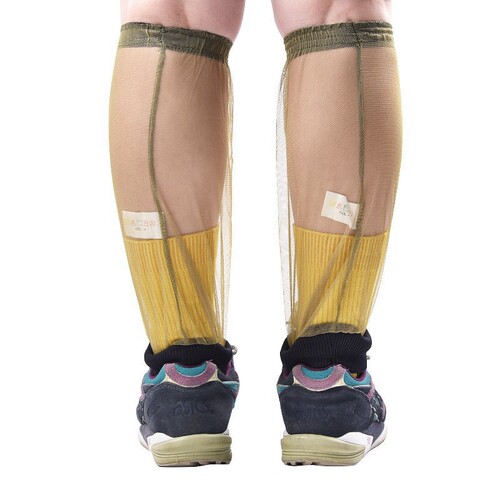 Outdoor mountaineering mesh mosquito-proof foot cover jungle park fishing night fishing anti-mosquito bite sock cover leg cover