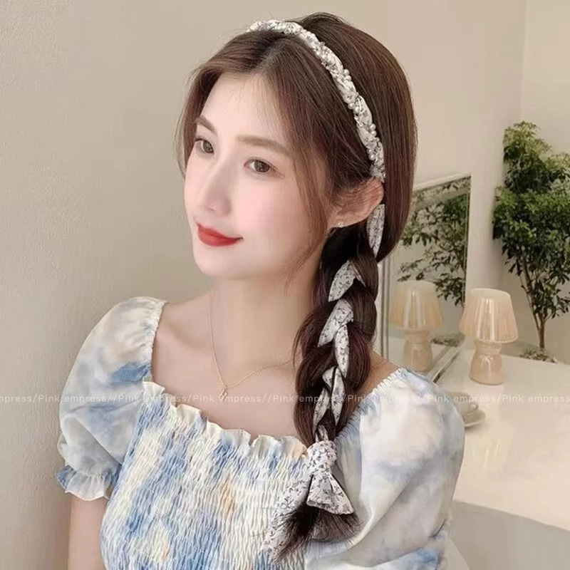 28 una cinta de Flores rotas moradas