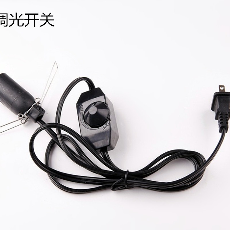 供应   盐灯电源线  认证1.83米调光开关线 纯铜美标电源线