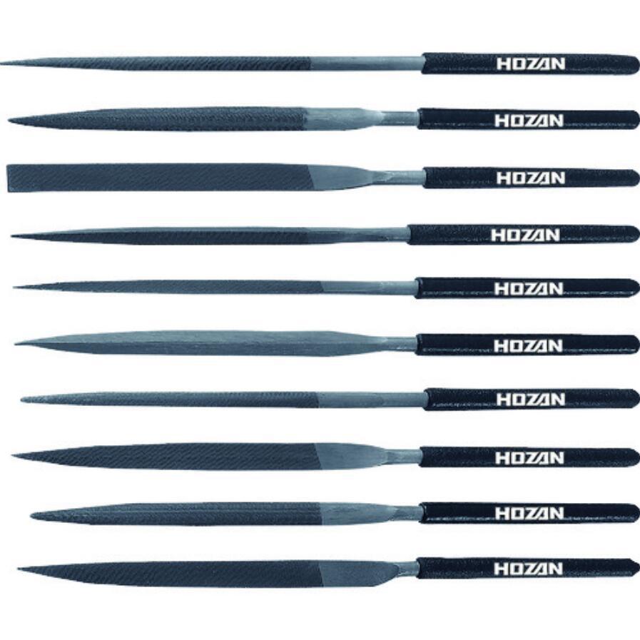 HOZAN宝山钢铁多样式锉刀十件套K-215