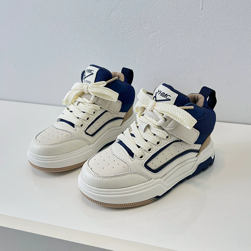 Детские кроссовки осень-зима 2025, новые модели для мальчиков, нескользящие спортивные кроссовки для девочек, школьные кожаные повседневные туфли, оптом