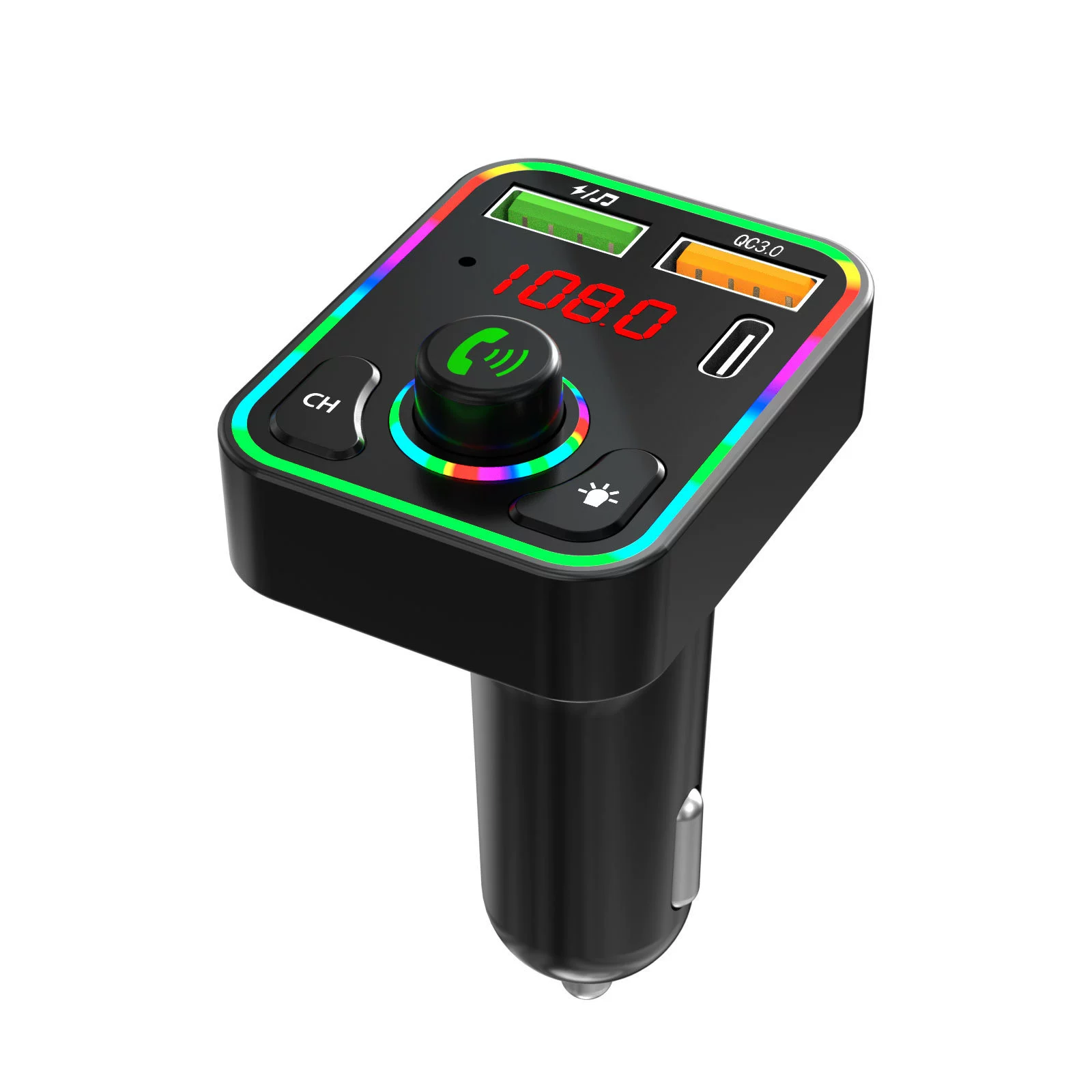 Автомобильный Bluetooth MP3-плеер PDF3 Smart Bluetooth вызов ответ/зависание аудио навигация автомобильный MP3