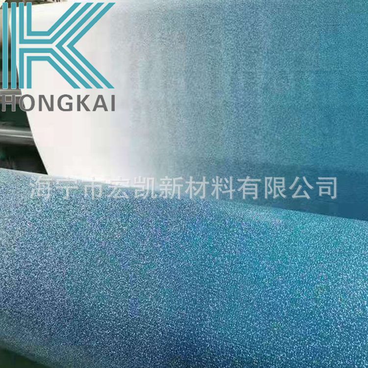 0.4MM PVC夹网布渐变色房车篷布 彩色PVC房车遮阳篷伸缩防水防晒